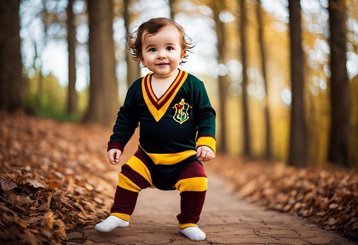 L'univers de harry potter pour les tout-petits : le body en jersey 12 mois
