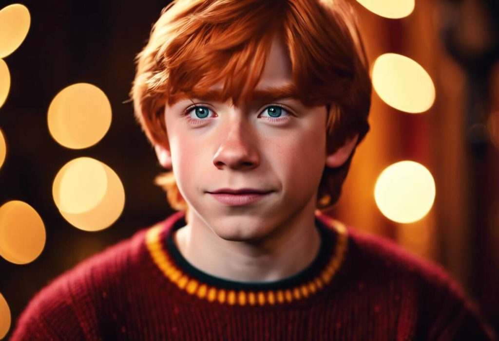 Pull-over Harry Potter : le style Gryffindor avec Ron Weasley
