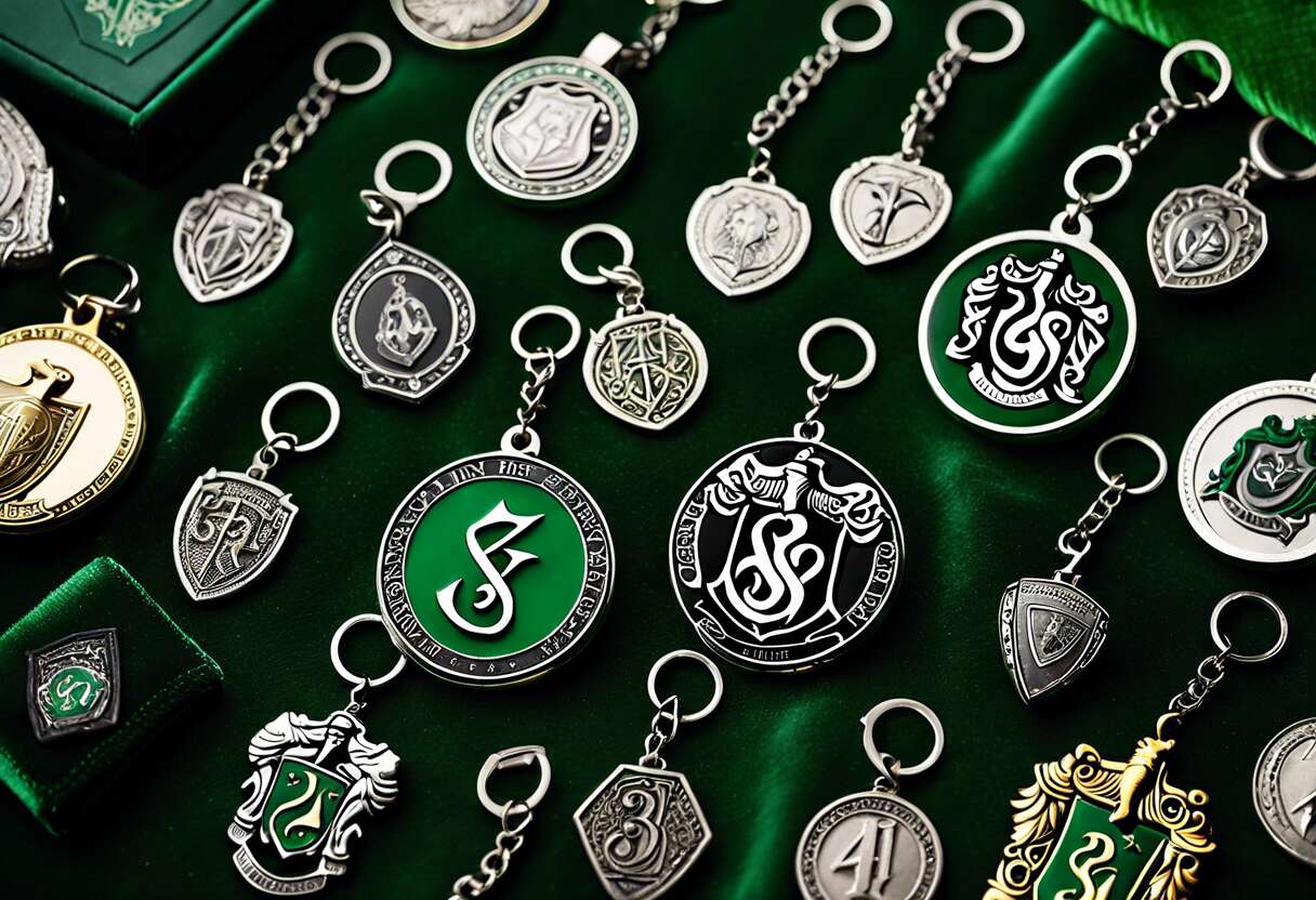 Ajoutez une touche de mystère à vos clés avec des symboles emblématiques de serpentard