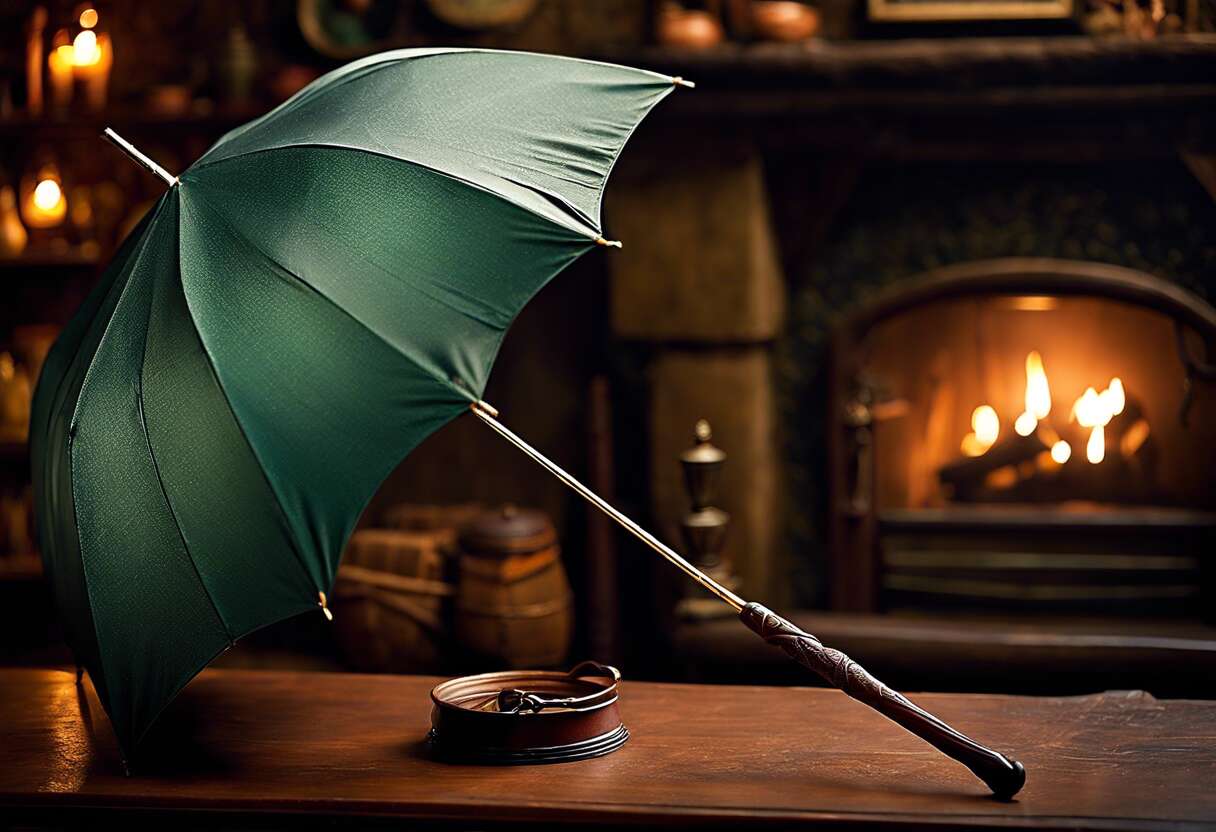 Caractéristiques détaillées de la réplique du parapluie-baguette