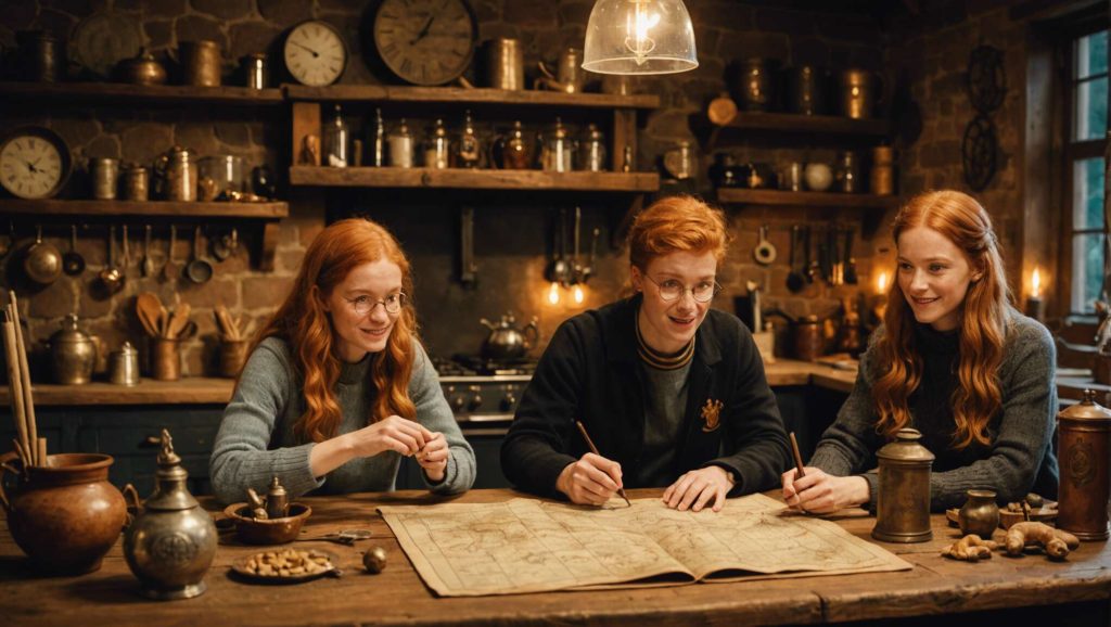 Chasse au Trésor chez les Weasley : créez une aventure ludique avec produits dérivés Harry Potter