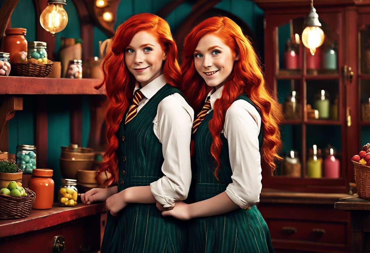 Vivez comme les jumeaux Weasley avec des perruques flamboyantes